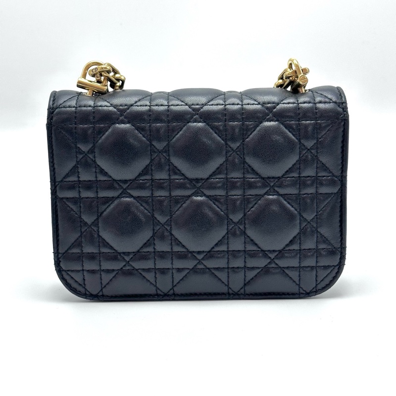 Dior addict Logo鎖頭鏈條包 WOC-2