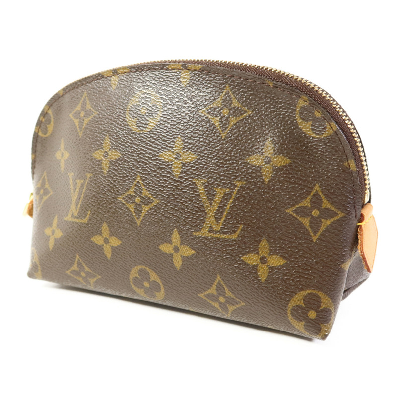LOUIS VUITTON Monogram Cosmetic Pouch手拿包棕色-2
