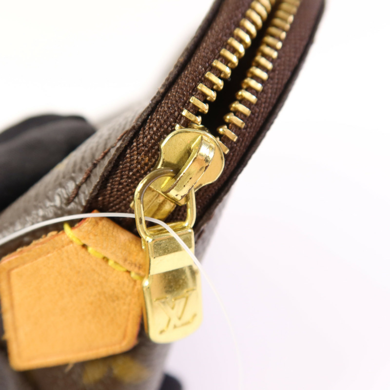 LOUIS VUITTON Monogram Cosmetic Pouch手拿包棕色-7