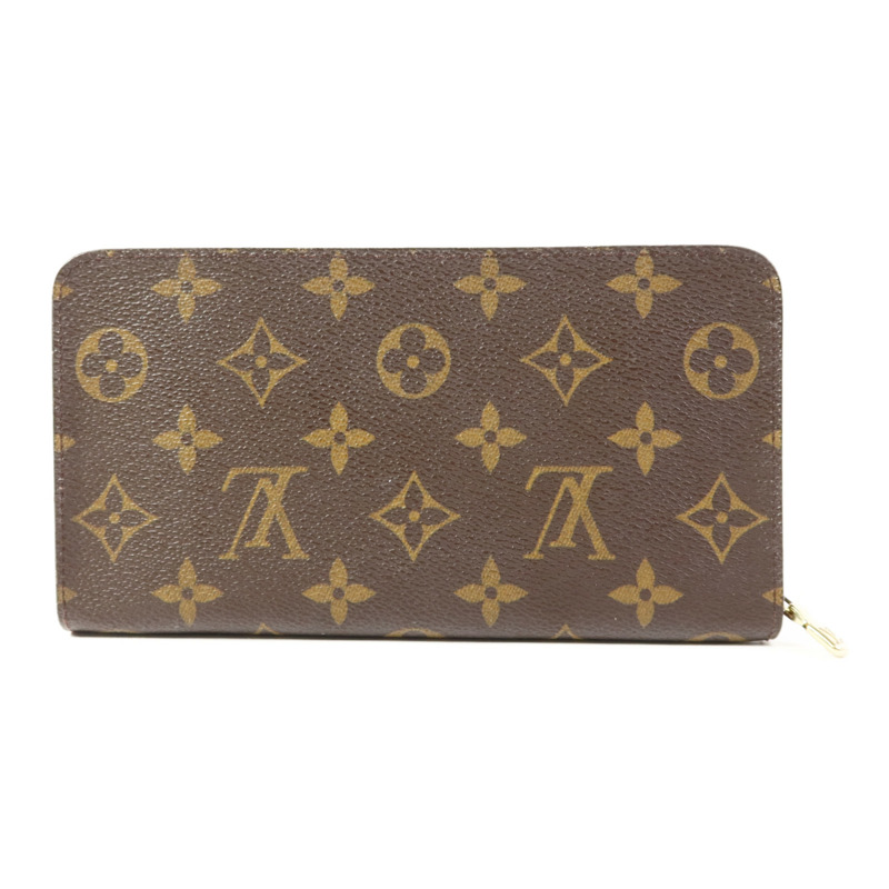 LOUIS VUITTON Monogram Porte Monnaie Zip Long Wallet金扣長錢包-1