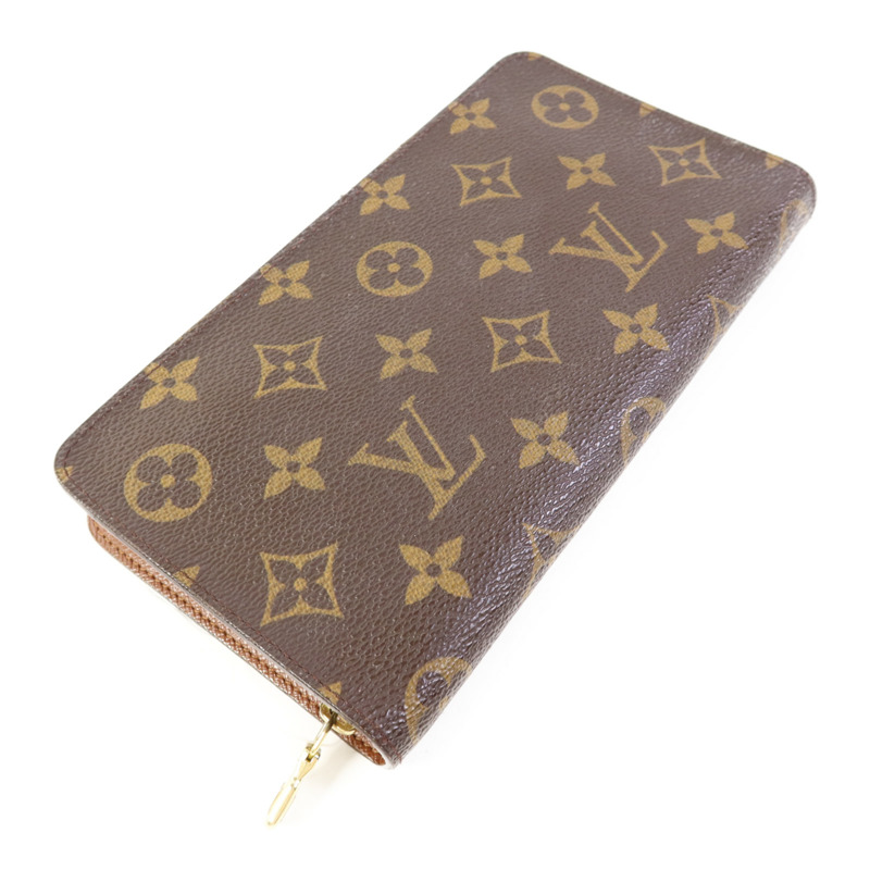 LOUIS VUITTON Monogram Porte Monnaie Zip Long Wallet金扣長錢包-2