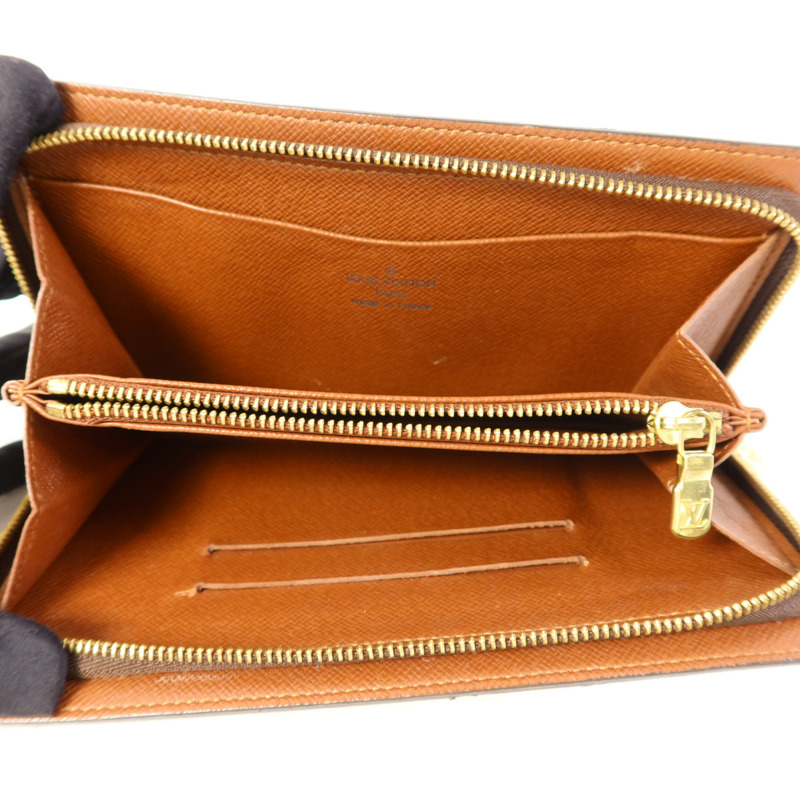 LOUIS VUITTON Monogram Porte Monnaie Zip Long Wallet金扣長錢包-4