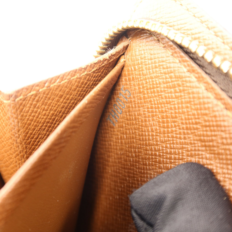 LOUIS VUITTON Monogram Porte Monnaie Zip Long Wallet金扣長錢包-6