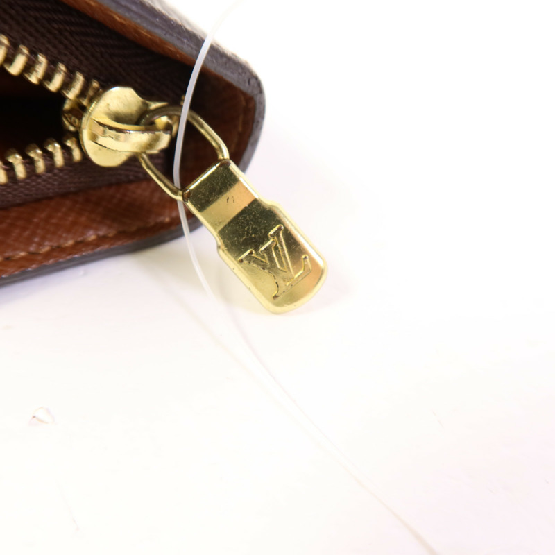 LOUIS VUITTON Monogram Porte Monnaie Zip Long Wallet金扣長錢包-8