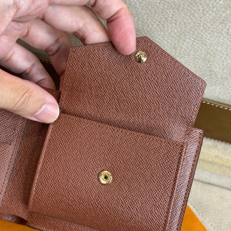 Louis Vuitton 原花男士對開短夾🤎超新閒置品-10