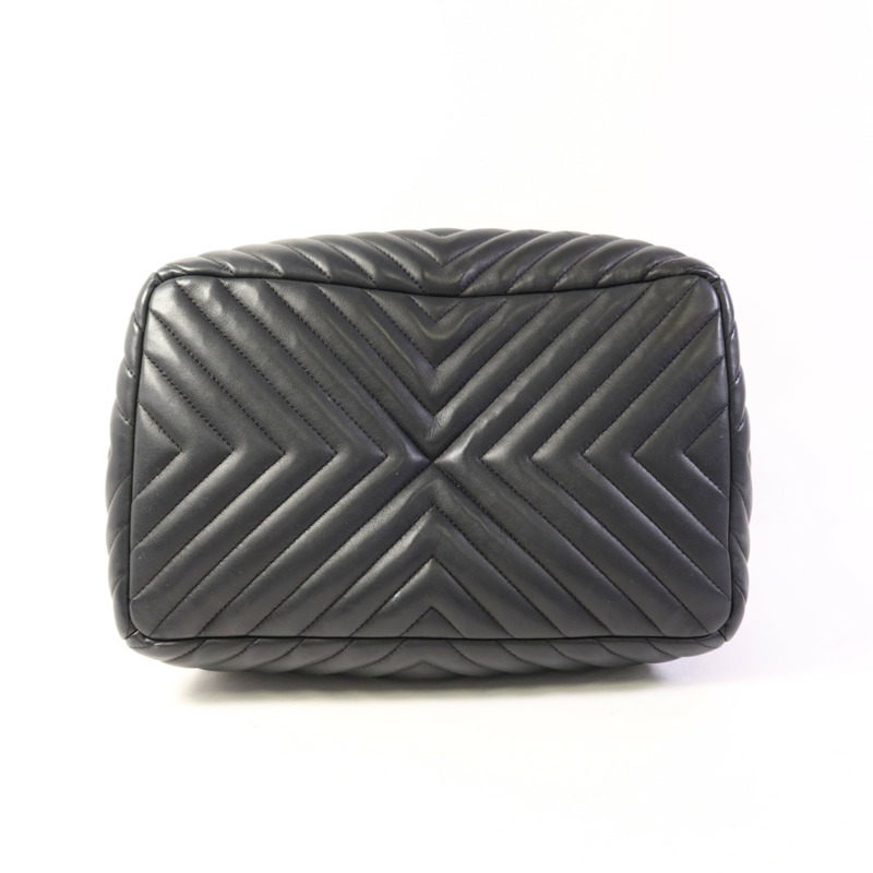 CHANEL 羊皮皮革Shoulder Bag銀扣肩背袋-3