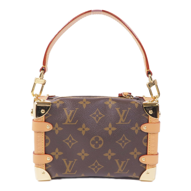 LOUIS VUITTON Monogram Side Trunk PM金扣手挽肩背兩用袋-1