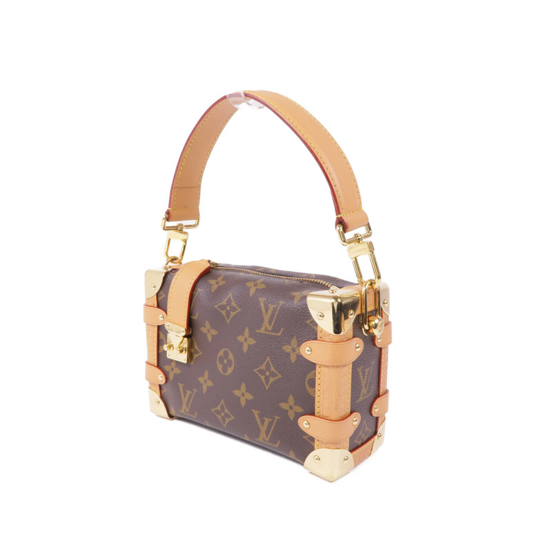 LOUIS VUITTON Monogram Side Trunk PM金扣手挽肩背兩用袋-2