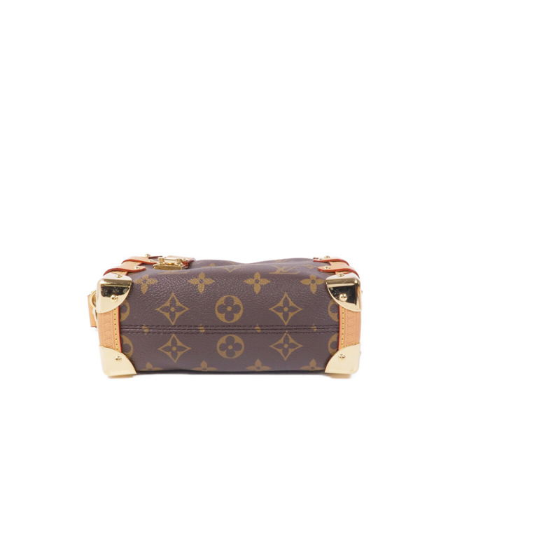LOUIS VUITTON Monogram Side Trunk PM金扣手挽肩背兩用袋-3