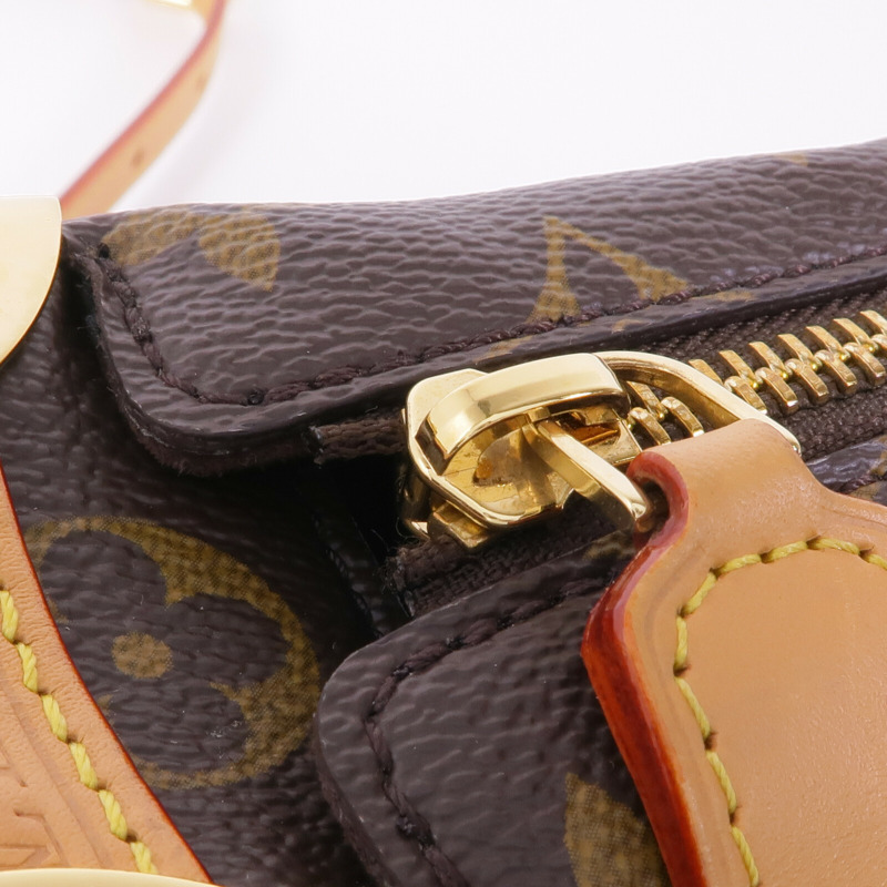 LOUIS VUITTON Monogram Side Trunk PM金扣手挽肩背兩用袋-11