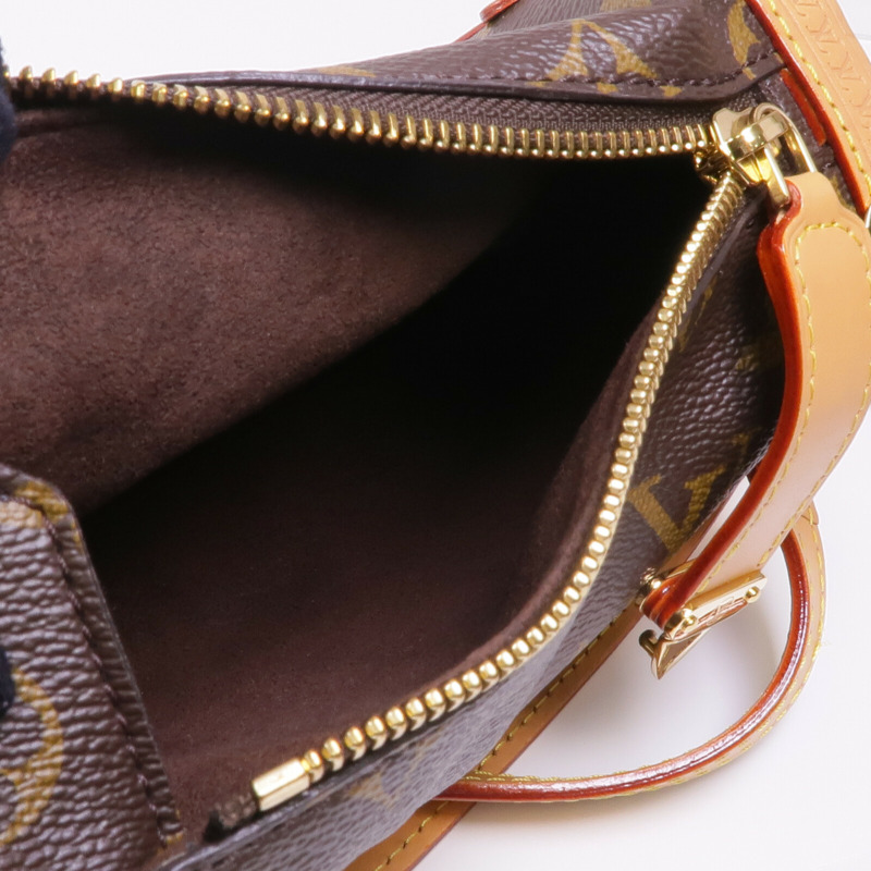 LOUIS VUITTON Monogram Side Trunk PM金扣手挽肩背兩用袋-12