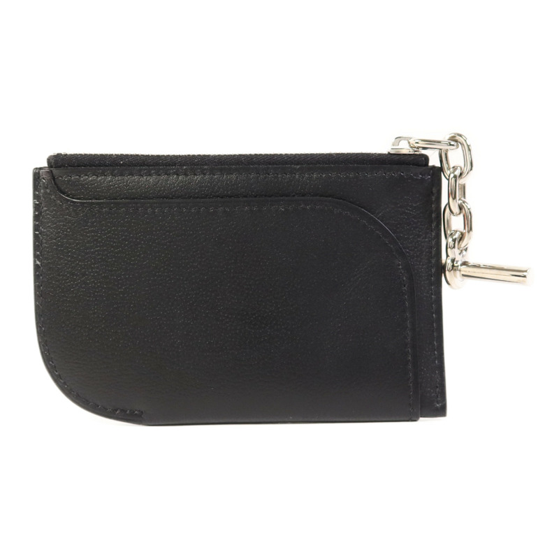 HERMES Evercolor皮革Strap Phone Case PM銀扣手拿包-1