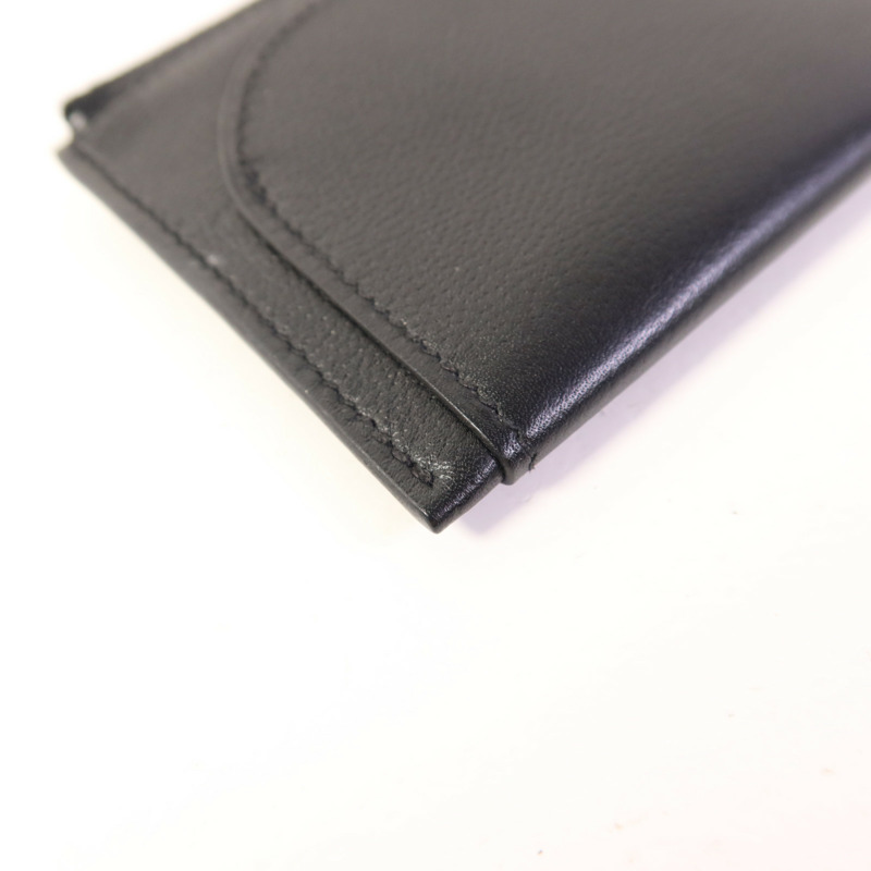 HERMES Evercolor皮革Strap Phone Case PM銀扣手拿包-10