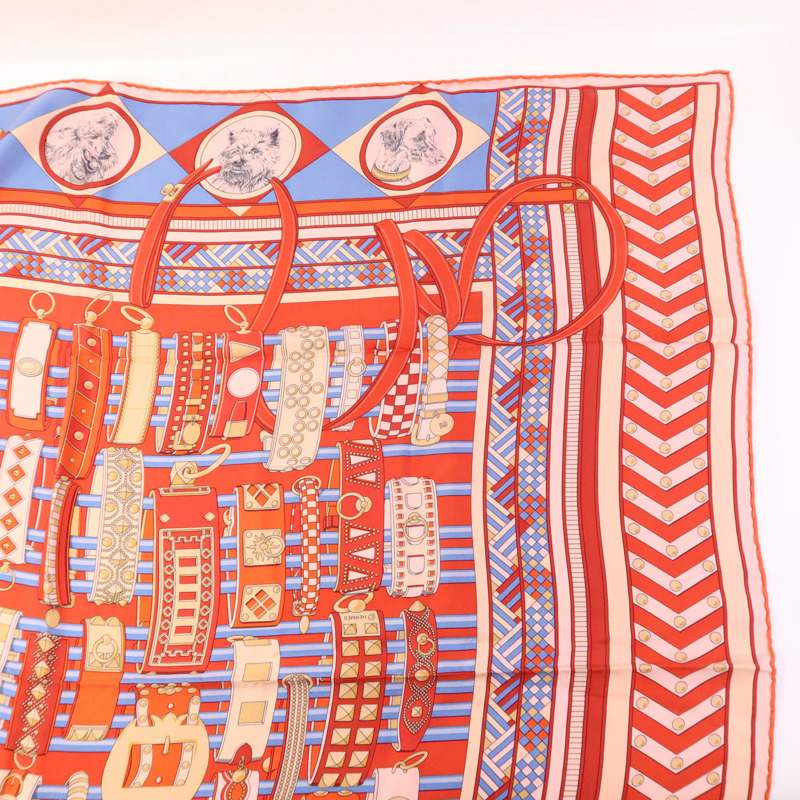 HERMES 絲質Scarf 90X90絲巾-3