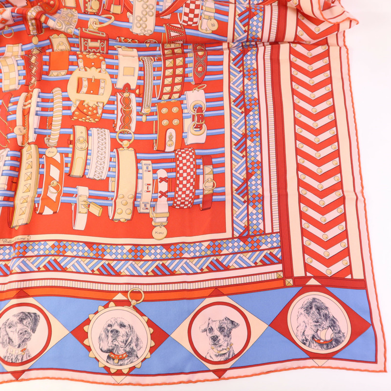 HERMES 絲質Scarf 90X90絲巾-4