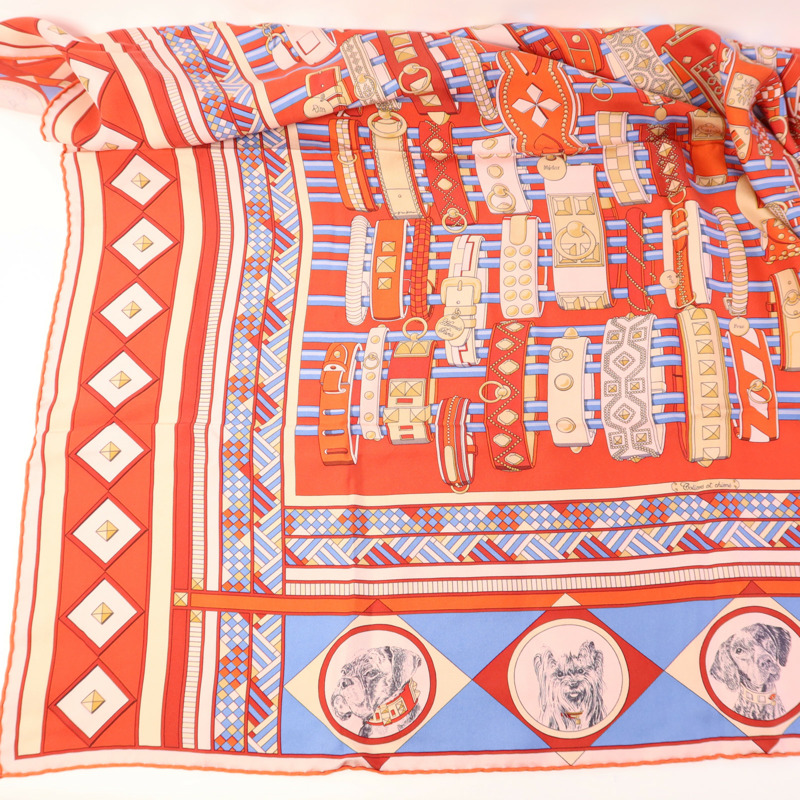 HERMES 絲質Scarf 90X90絲巾-5