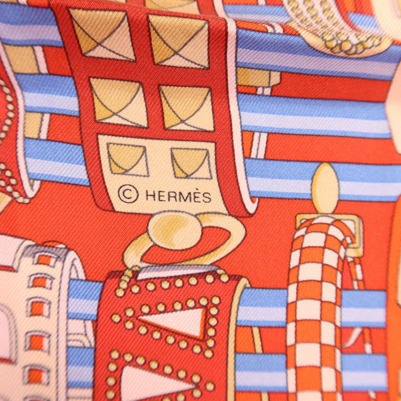 HERMES 絲質Scarf 90X90絲巾-6