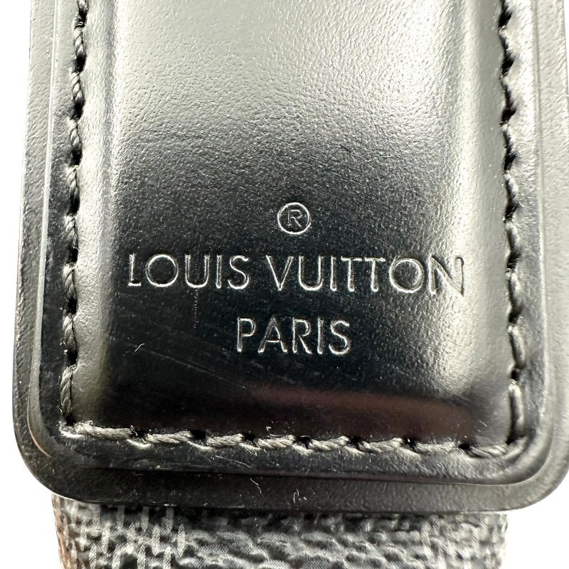 【美收精品】LV 黑色棋盤格肩背包 B-938【隔月月中將轉賣至日本 上架期限30天】-3