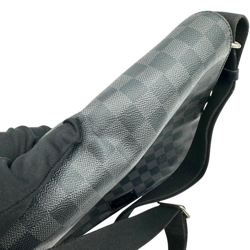 【美收精品】LV 黑色棋盤格肩背包 B-938【隔月月中將轉賣至日本 上架期限30天】-4