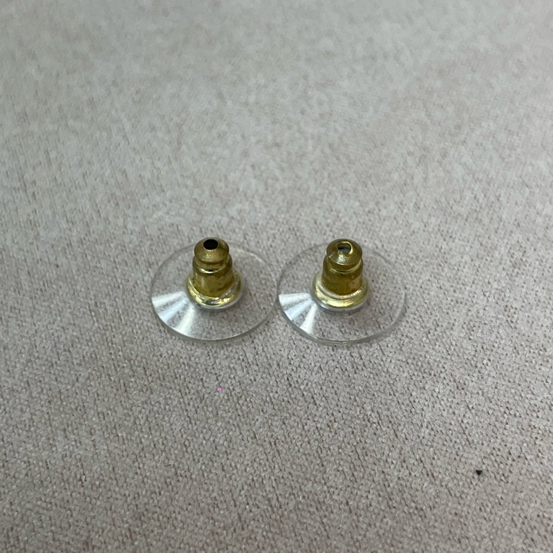 特價優惠! 只做到 9/11! Chanel 21b 雙C水鑽香檳金x銀色鏈條耳環 XB803-10