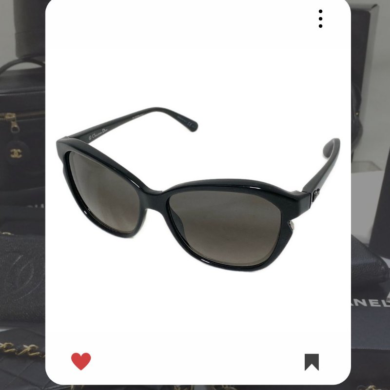 🛍️💖11 月新品上架 🔥 甜價 限時折扣 💖 ✨ChristianDior Dior SUNGLASSES 黑色 經典DIOR款-0