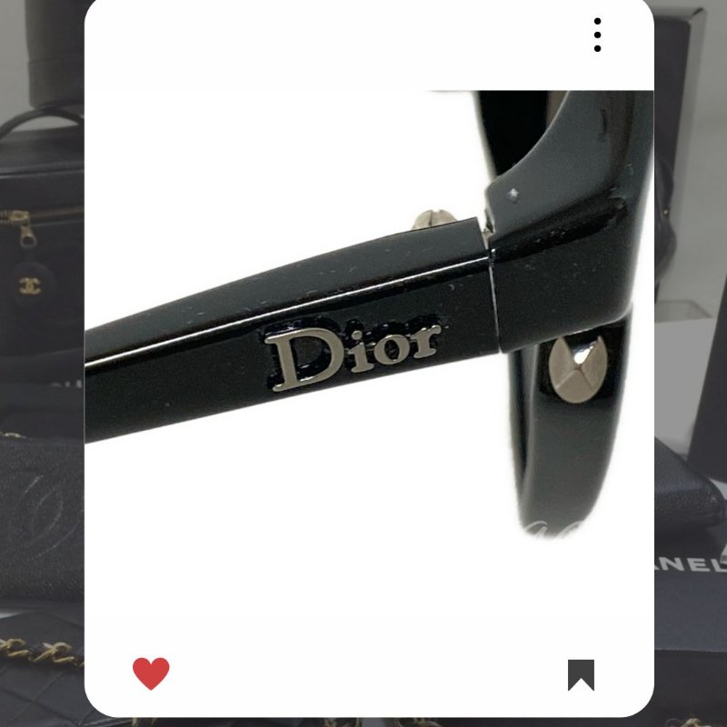🛍️💖11 月新品上架 🔥 甜價 限時折扣 💖 ✨ChristianDior Dior SUNGLASSES 黑色 經典DIOR款-6