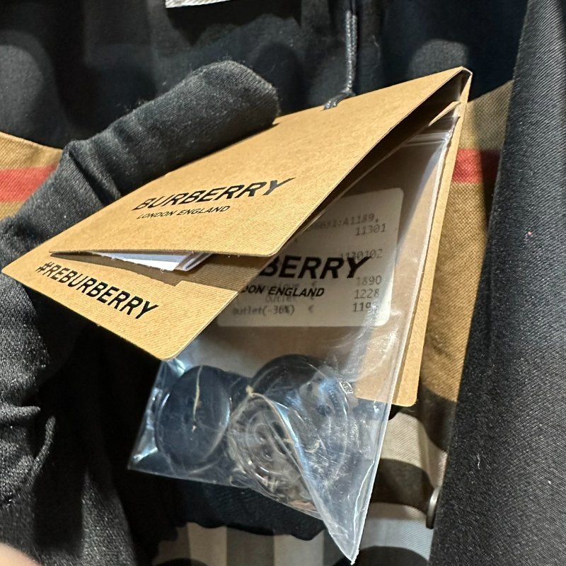 【美收精品】BURBERRY 黑色大衣 B-939【隔月月中將轉賣至日本 上架期限30天】-8