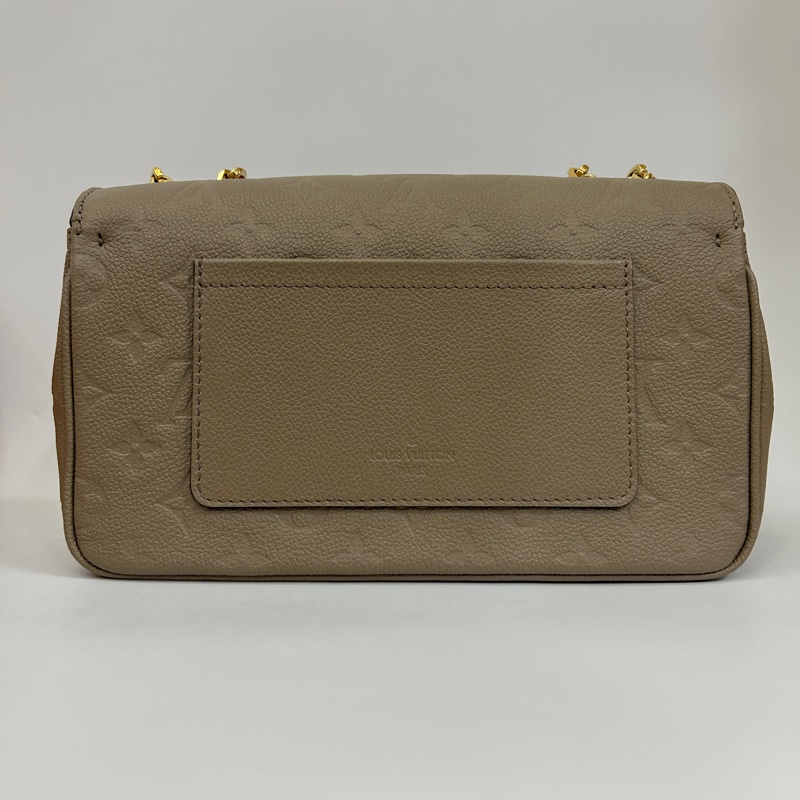 Lv 灰牛皮Marceau肩斜背包M46199-4