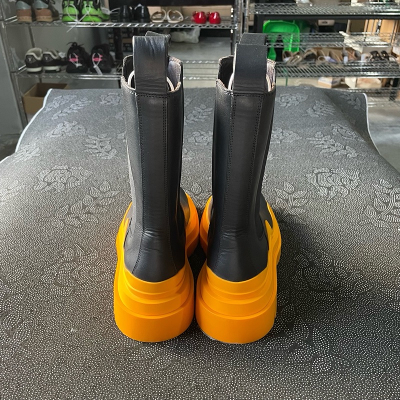 01773 bv黑橙高幫靴37.5碼原盒-1