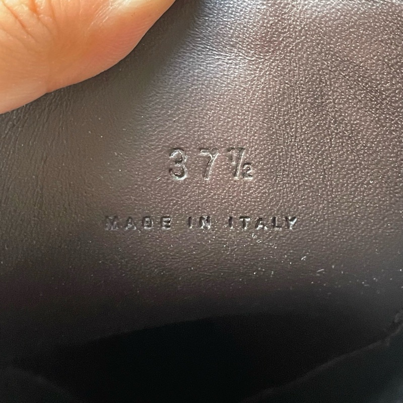 01773 bv黑橙高幫靴37.5碼原盒-4