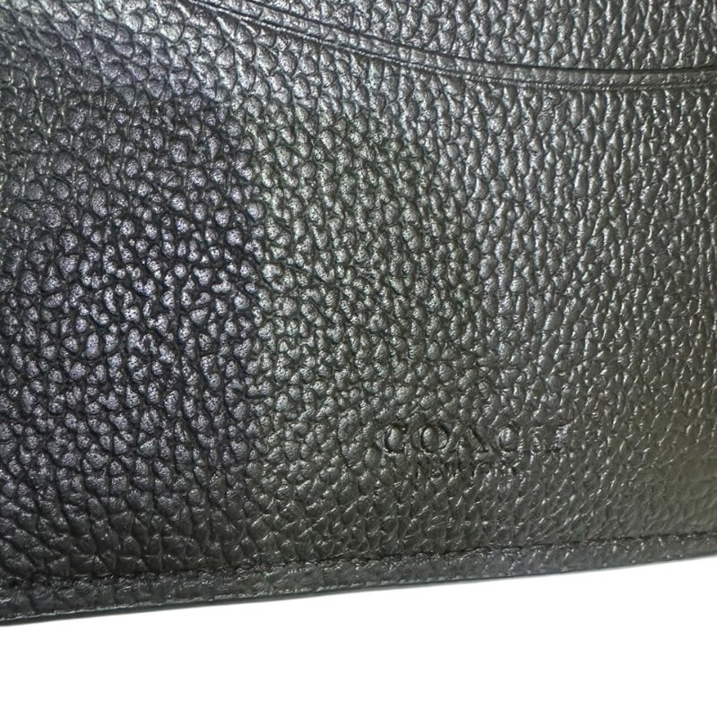 【美收精品】Coach黑色皮夾 4-56-4