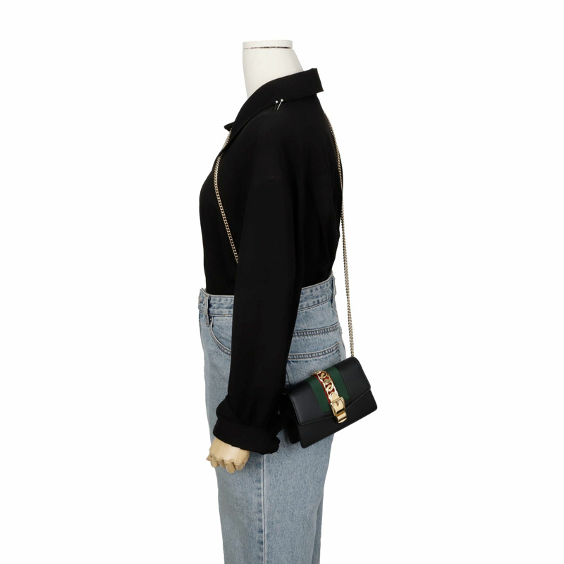 GUCCI Silvi 超迷你鏈肩斜背包 494646-9