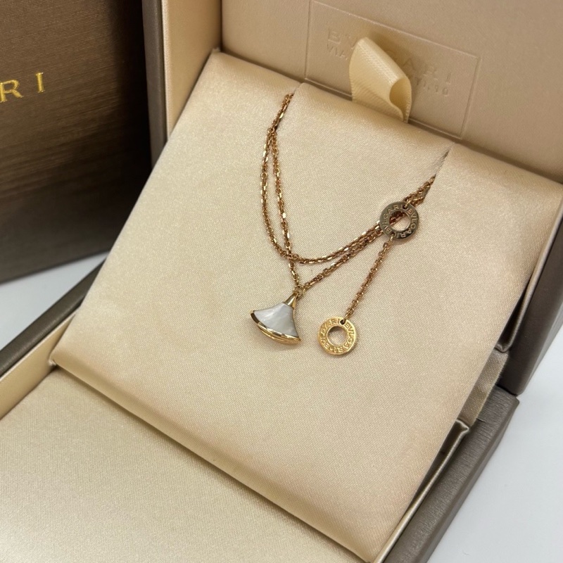 Bvlgari 白貝母扇子手鍊 白扇子手鍊 M/L-0