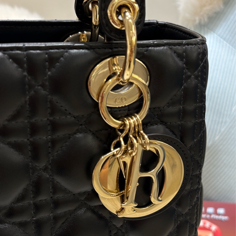 Lady Dior  菱格紋 羊皮 二手9成新🖤-4