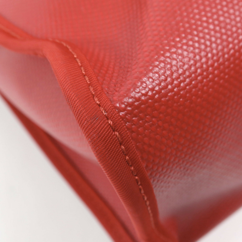 HERMES 塗層帆布Herbag PM銀扣手挽肩背兩用袋Rouge Casaque-13