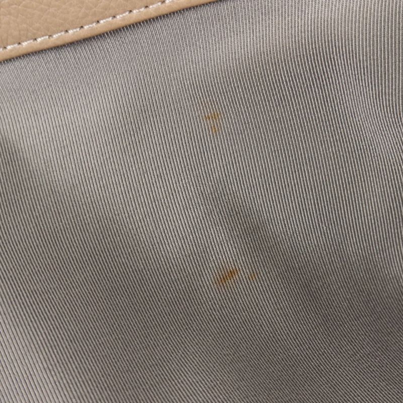 CHANEL 牛皮皮革Tote Bag銀扣肩背袋-15