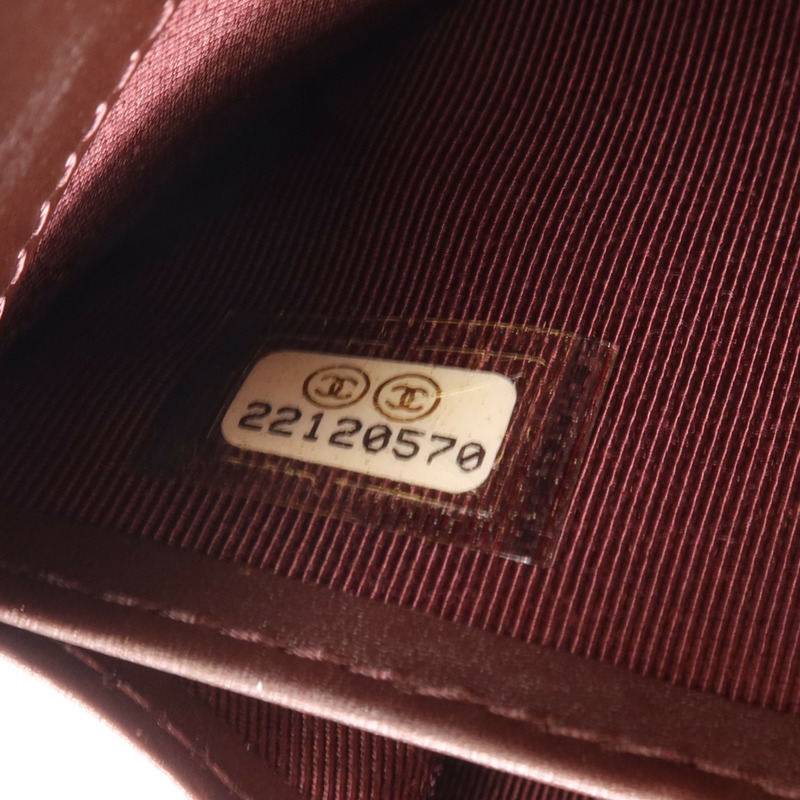 CHANEL 牛皮皮革Long Wallet金扣長錢包-7