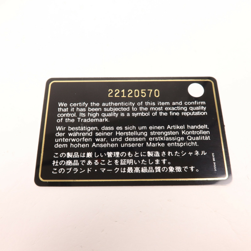 CHANEL 牛皮皮革Long Wallet金扣長錢包-8