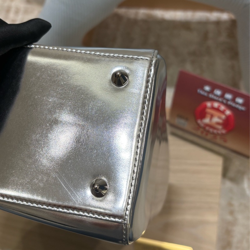 Lady Dior Sliver皮革 二手-13