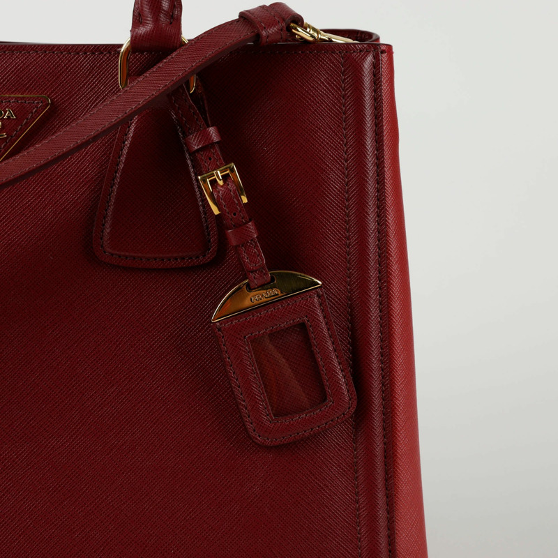 PRADA Saffiano Lux 手提單肩包 BN2438-2