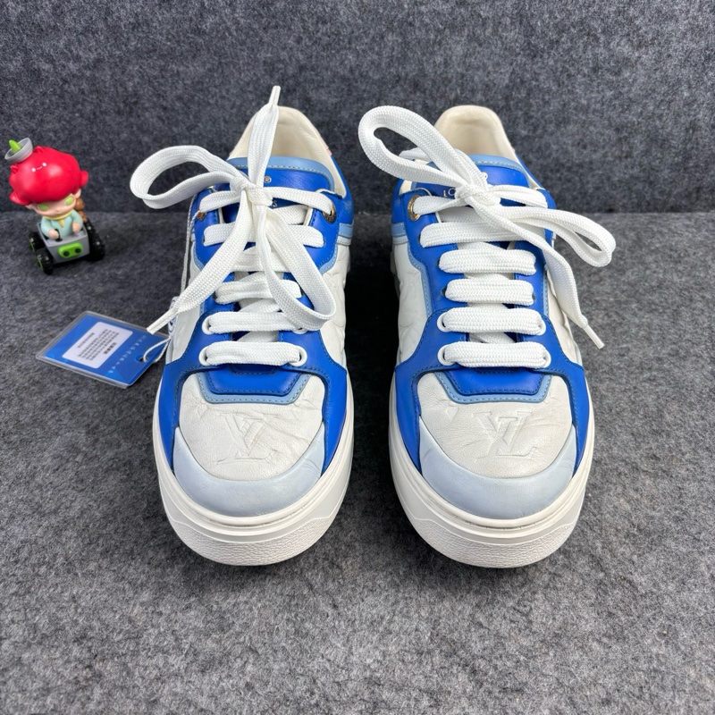 LV 路易威登 新款Time out白藍休閒鞋 36碼-6