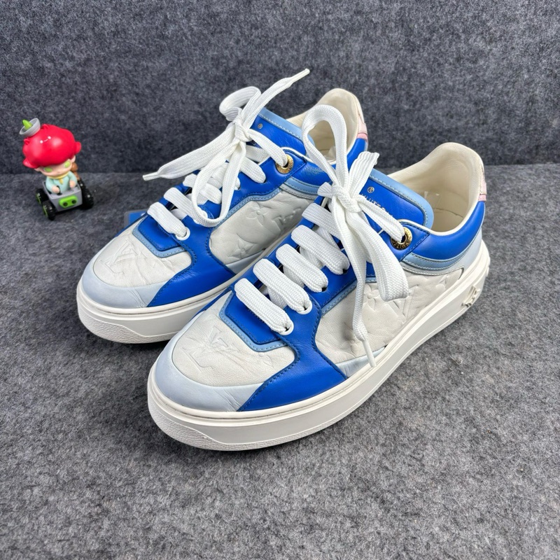 LV 路易威登 新款Time out白藍休閒鞋 36碼-12