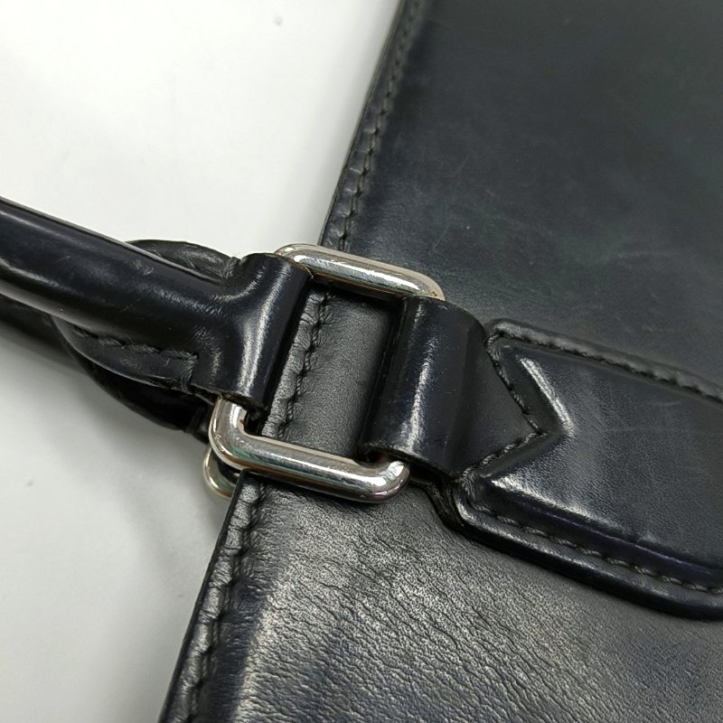 LOUIS VUITTON EXPLORER 藍色塗層帆布棋盤格單肩包手提包斜背包 銀色五金 可拆卸肩帶-9