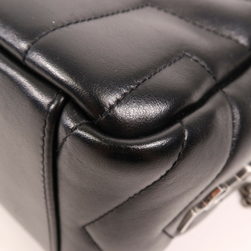 SAINT LAURENT 牛皮皮革Loulou Bag銀扣肩背袋-11