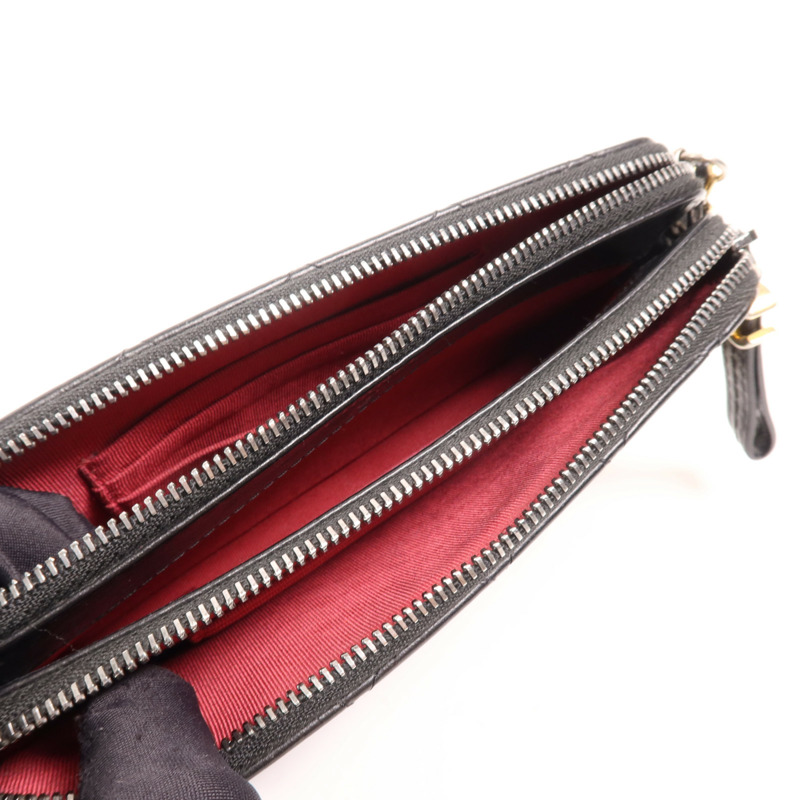 CHANEL 羊皮皮革Gabrielle WOC鏈帶肩背袋-4