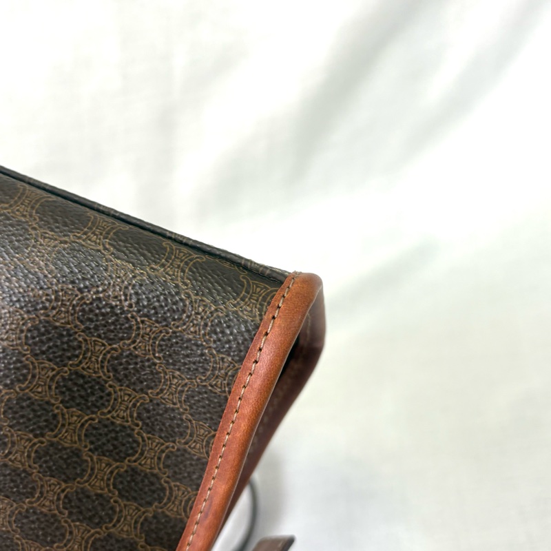 Celine 凱旋門中古拉鍊小盒子-14