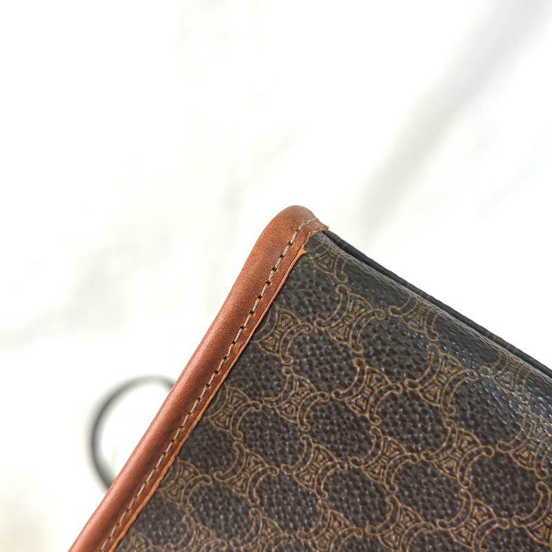 Celine 凱旋門中古拉鍊小盒子-15