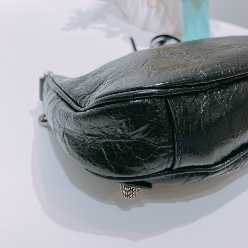 TW4508 BALENCIAGA巴黎世家迷你腋下兩用包包LE CAGOLE MINI BAG WITH CHAIN LAMBSKIN-9
