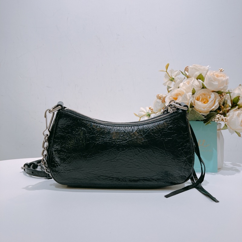 TW4508 BALENCIAGA巴黎世家迷你腋下兩用包包LE CAGOLE MINI BAG WITH CHAIN LAMBSKIN-23