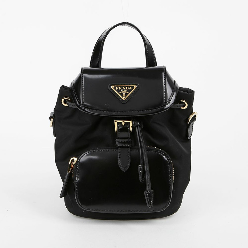 【包稅】PRADA 1BZ075 尼龍小號肩斜背包-0